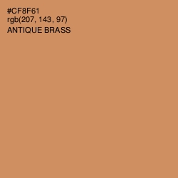 #CF8F61 - Antique Brass Color Image